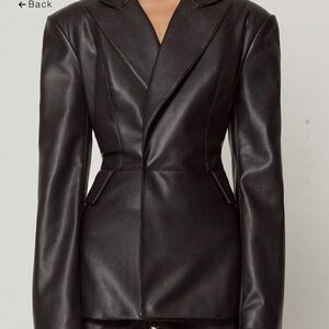 Khy x Namilia Faux Leather Blazer